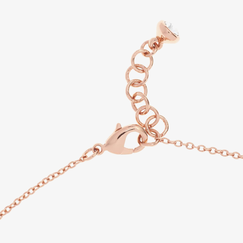 Ted Baker HARA Rose Gold Finish Tiny Heart Pendant Necklace TBJ1145-24-03