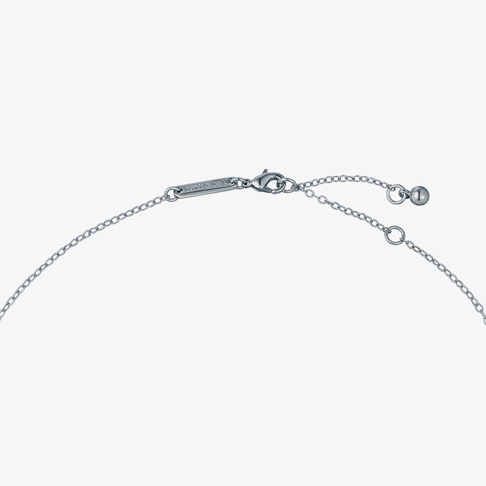 Ted Baker HERI Silver Tone Plated Crystal Open Circle Pendant TBJ4225-01-02