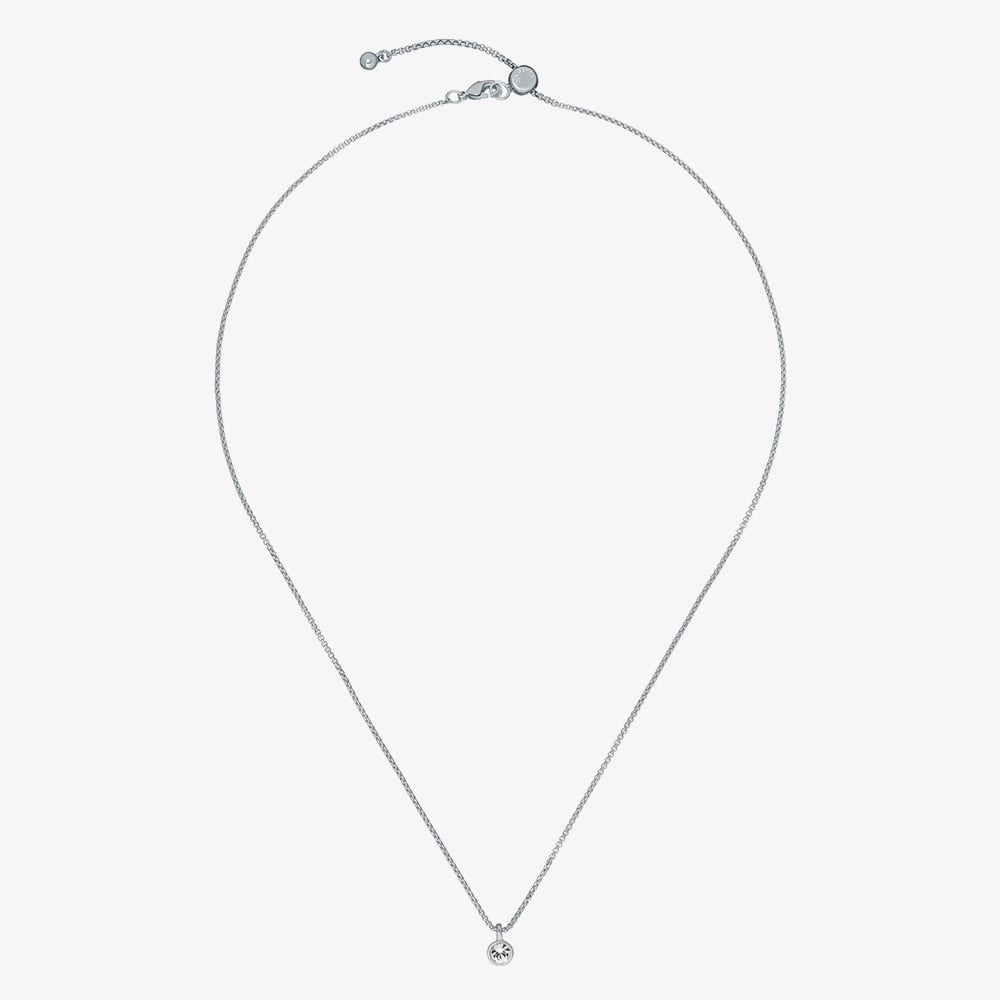 Ted Baker SININAA Silver Tone Mini Crystal Pendant TBJ3034-01-02