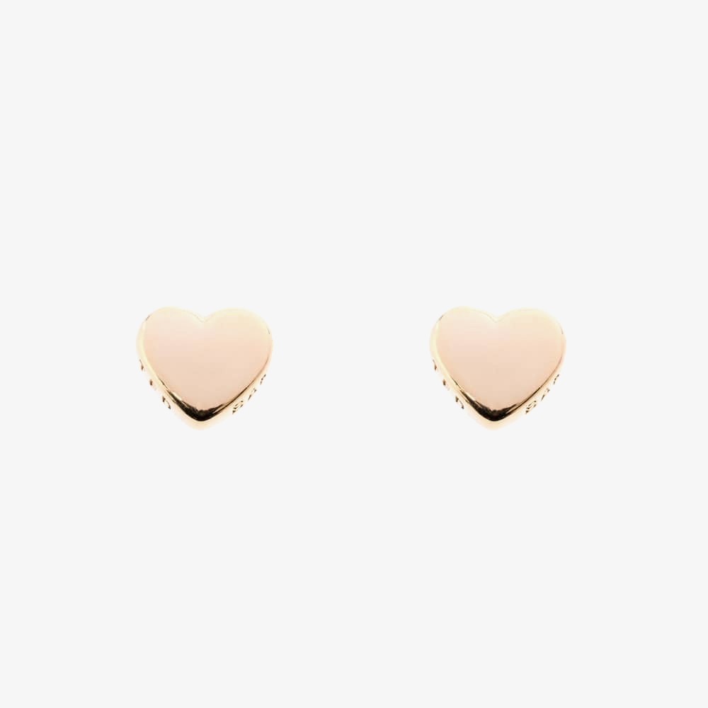 Ted Baker HARLY Gold Tone Tiny Heart Stud Earrings TBJ872-02-03