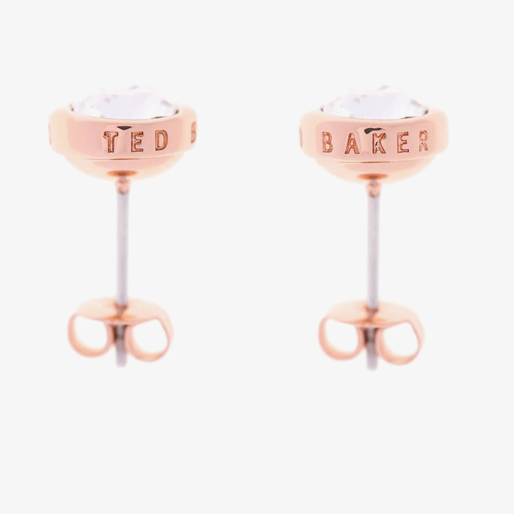 Ted Baker SINAA Rose Gold Tone Crystal Stud Earrings TBJ1084-24-02