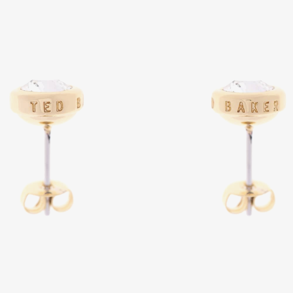Ted Baker SINAA Gold Tone Crystal Stud Earrings TBJ1084-02-02