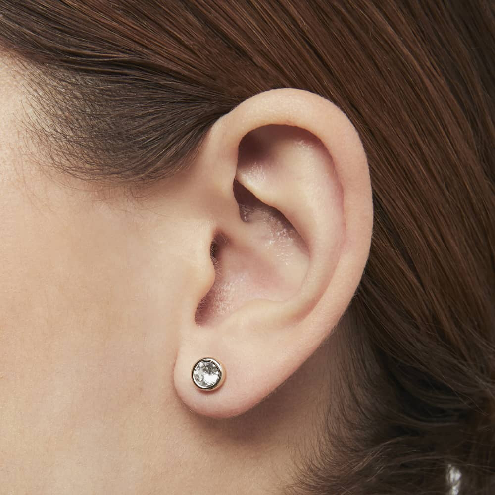 Ted Baker SINAA Gold Tone Crystal Stud Earrings TBJ1084-02-02