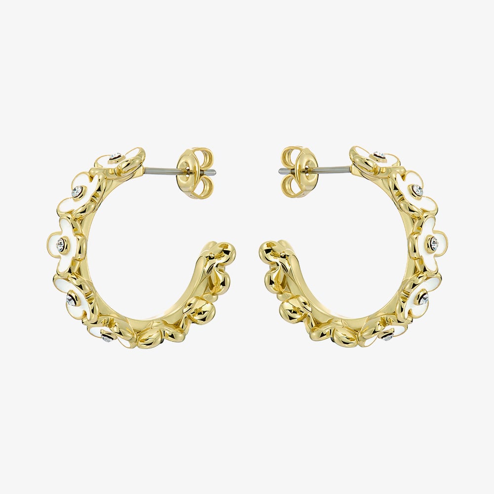Ted Baker GARVI Flower Garland Hoop Earrings TBJ4144-02-08