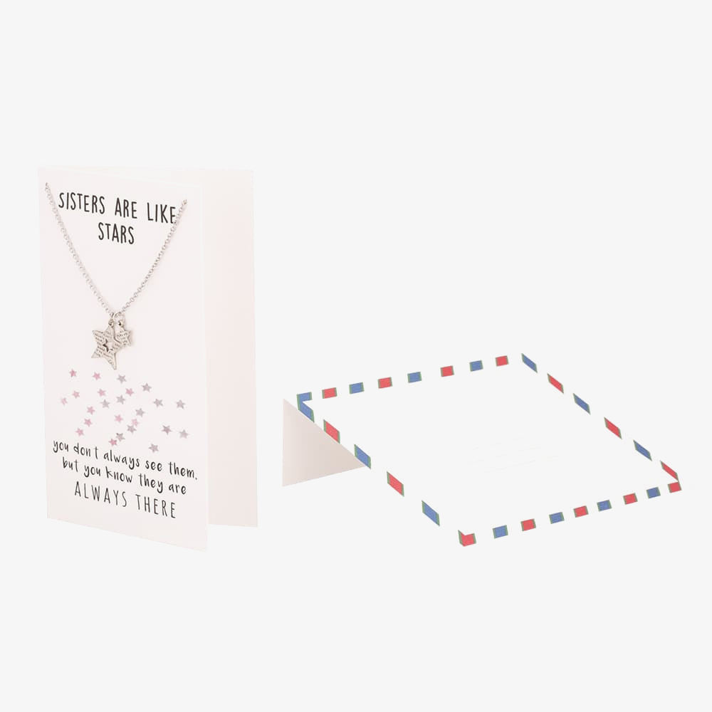 Sentiments Sisters Star Cut-out Pendant 17391