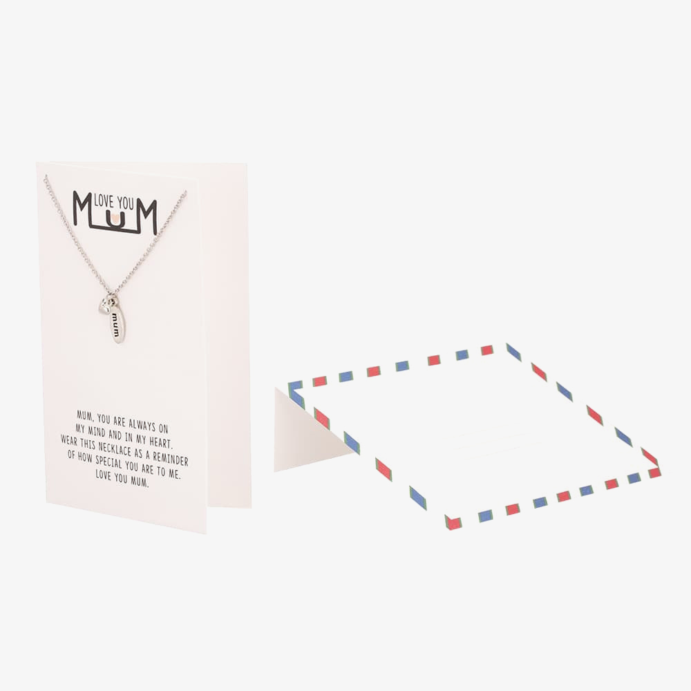 Sentiments Love You Mum Tag Pendant 13694