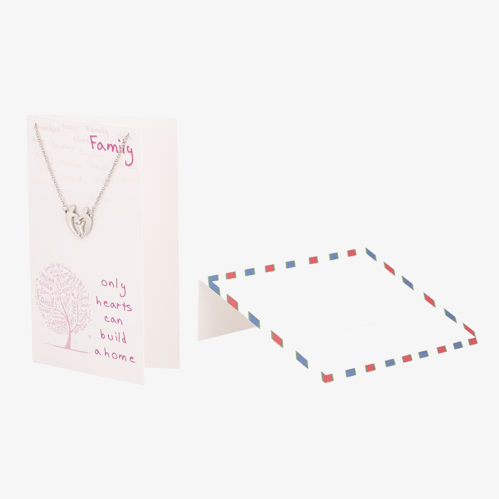 Sentiments Family Love Heart Necklace 16599