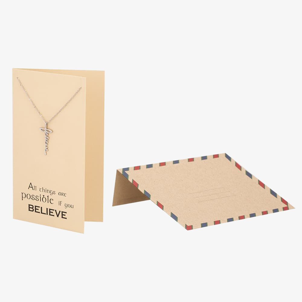 Sentiments All Things Are Possible If You Believe Pendant 18141S