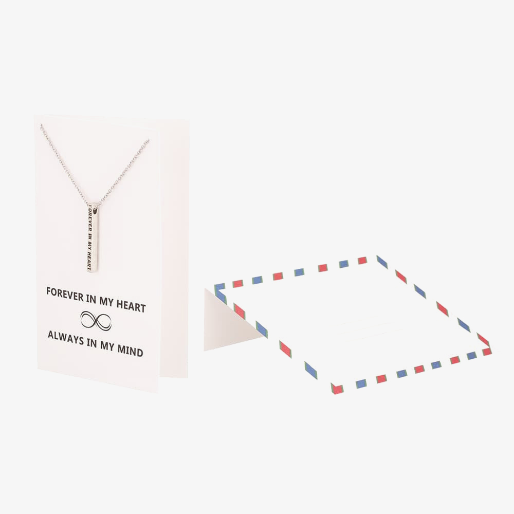 Sentiments Forever In My Heart Bar Pendant 18490