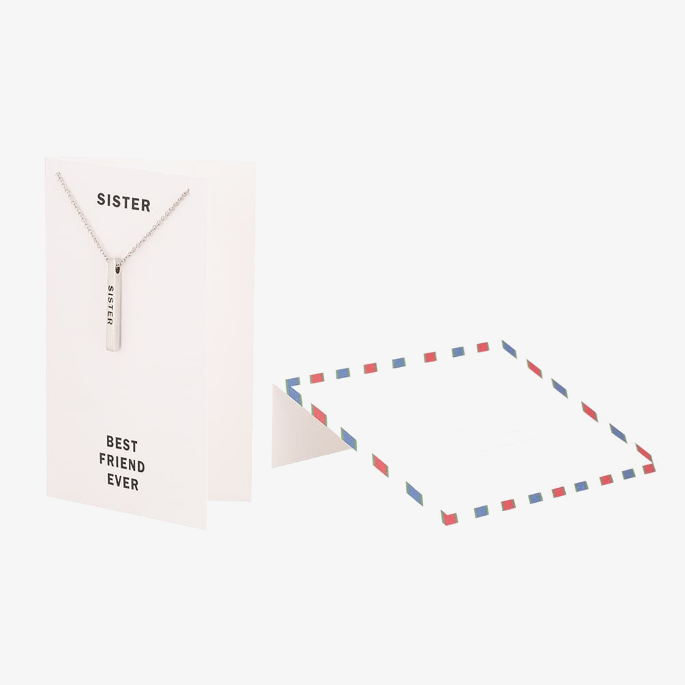 Sentiments Sister Bar Pendant 18503
