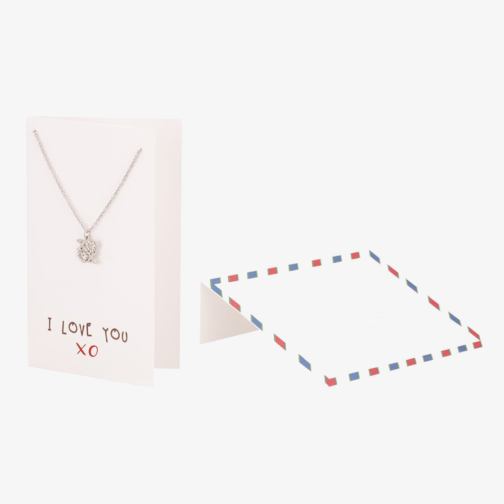 Sentiments I Love you Kisses and Hearts Pendant 14673