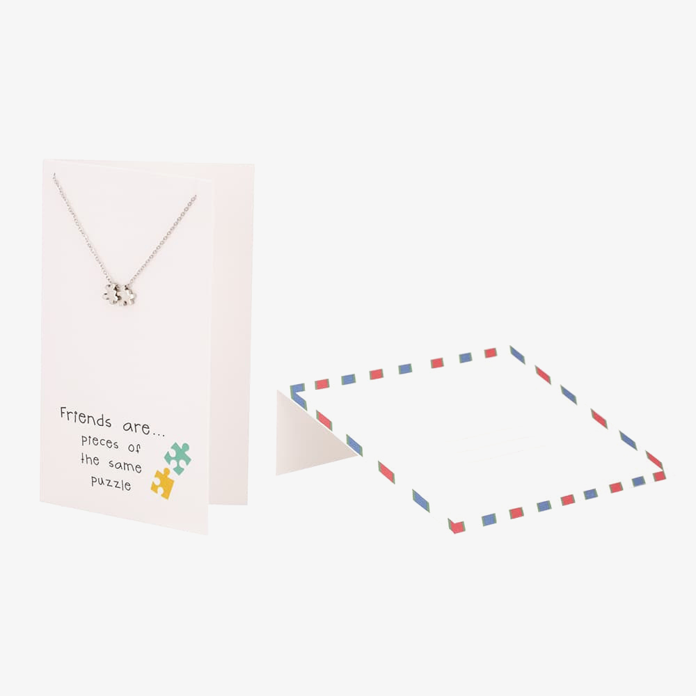 Sentiments Friends are... Puzzle Pieces Necklace 15439