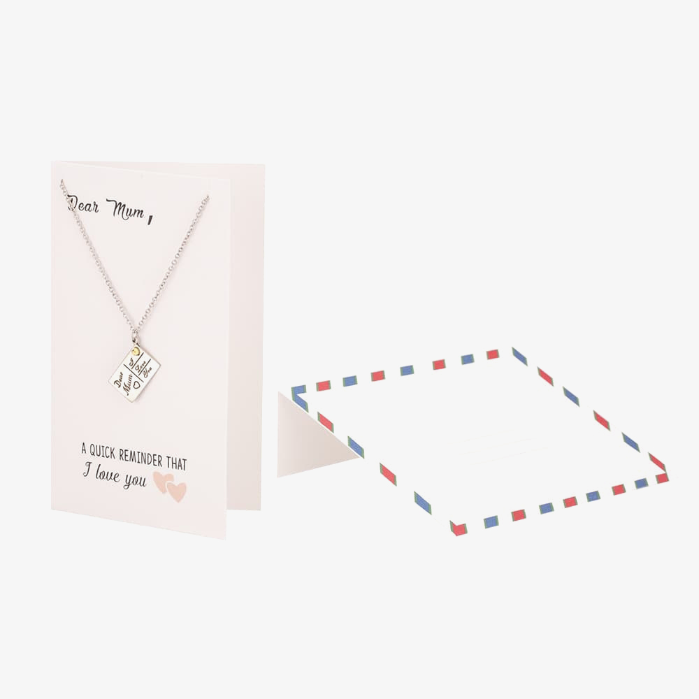 Sentiments Dear Mum I Love you Postcard Pendant 12272