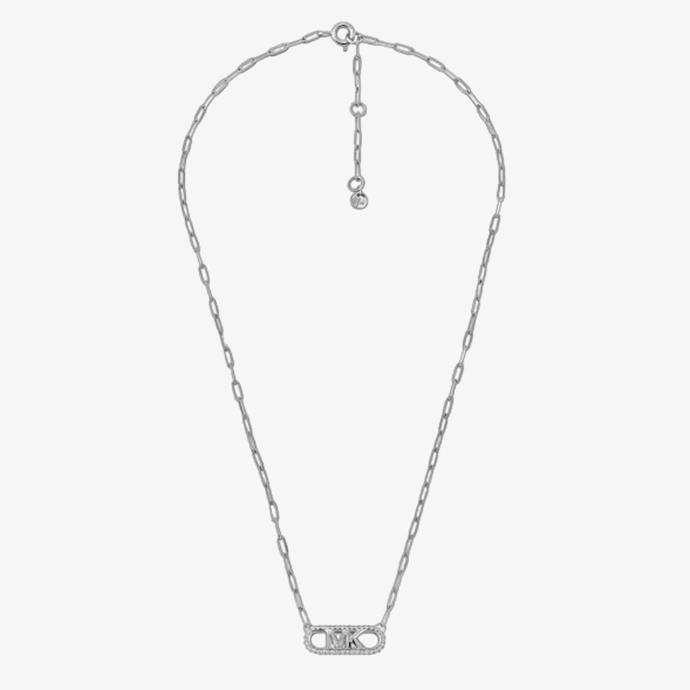 Michael Kors Premium Kors MK Pave Logo Necklace MKC1655CZ040