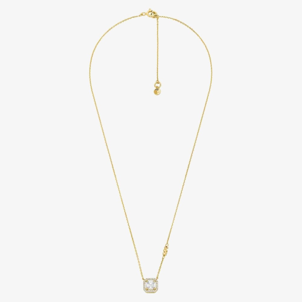 Michael Kors Brilliance Gold Plated Cubic Zirconia Pendant MKC1843710