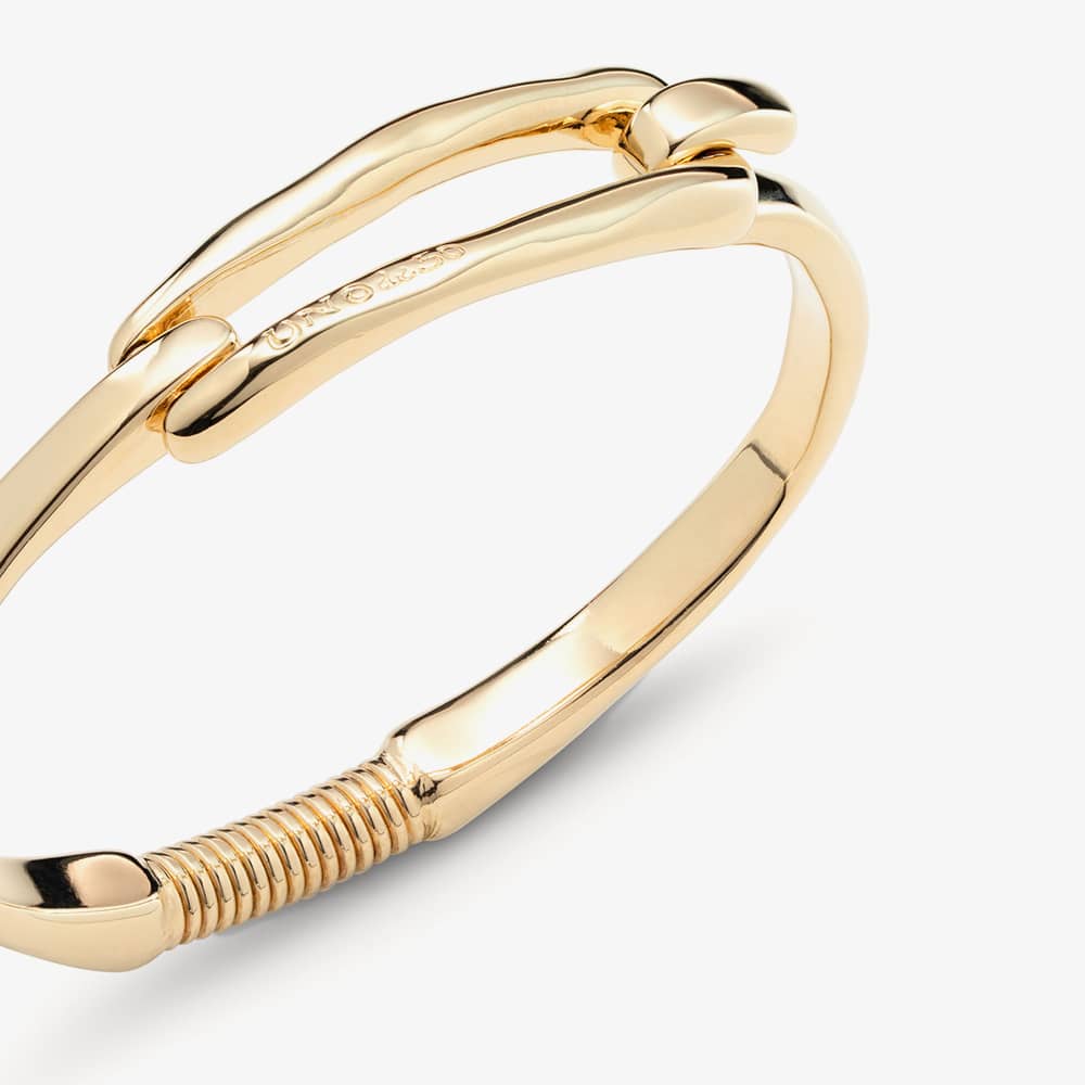 UNOde50 Amarrado Gold Plated Hook Bracelet PUL1721ORO0000L