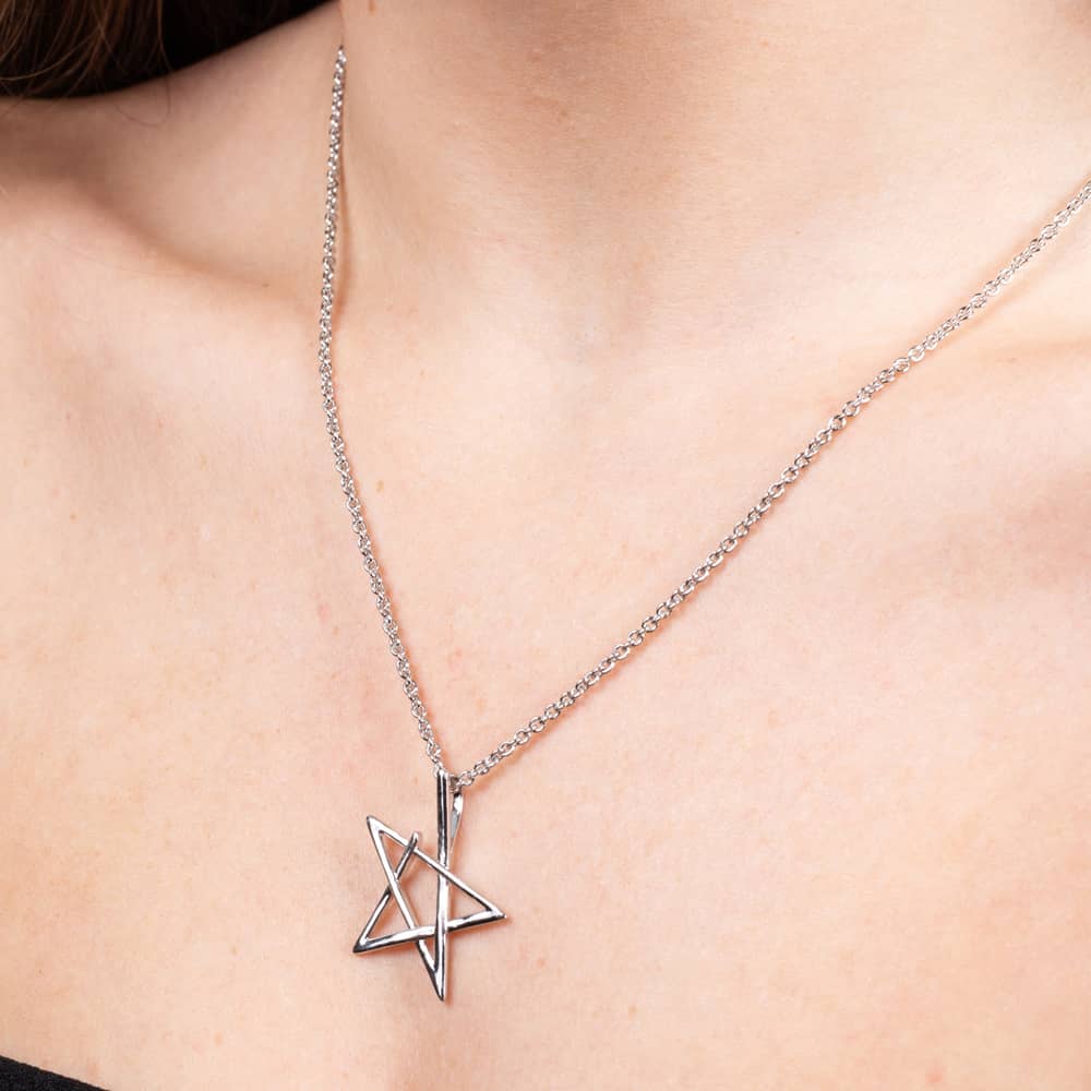 Lucy Quartermaine Silver Sol Star Pendant Necklace LP3