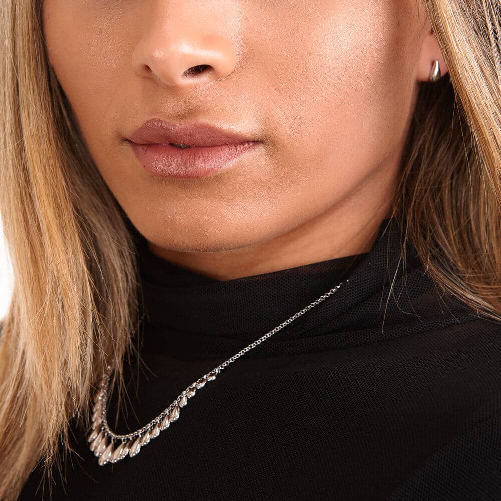 Lucy Quartermaine Silver Mini Tear Drop Stud Earrings TDS2
