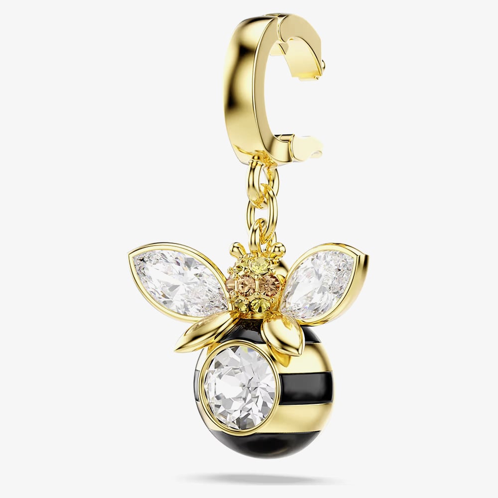 Swarovski Idyllia 18ct Gold Tone Plated Crystal Bee Charm 5743132