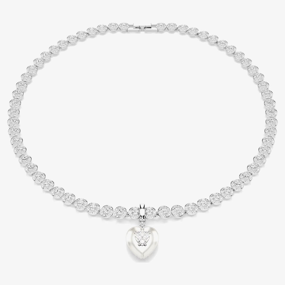 Swarovski Idyllia Zirconia Pearl Heart Charm 5742960