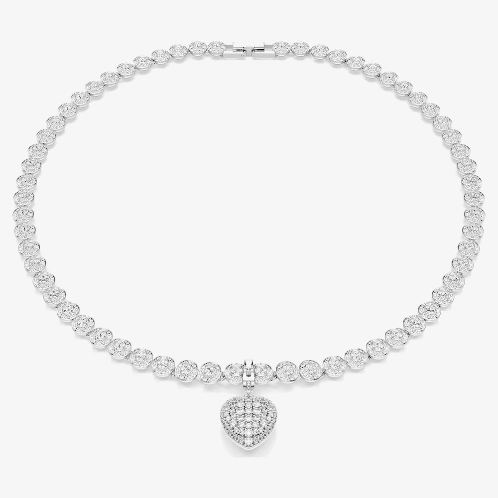 Swarovski Idyllia Zirconia Pearl Heart Charm 5742960