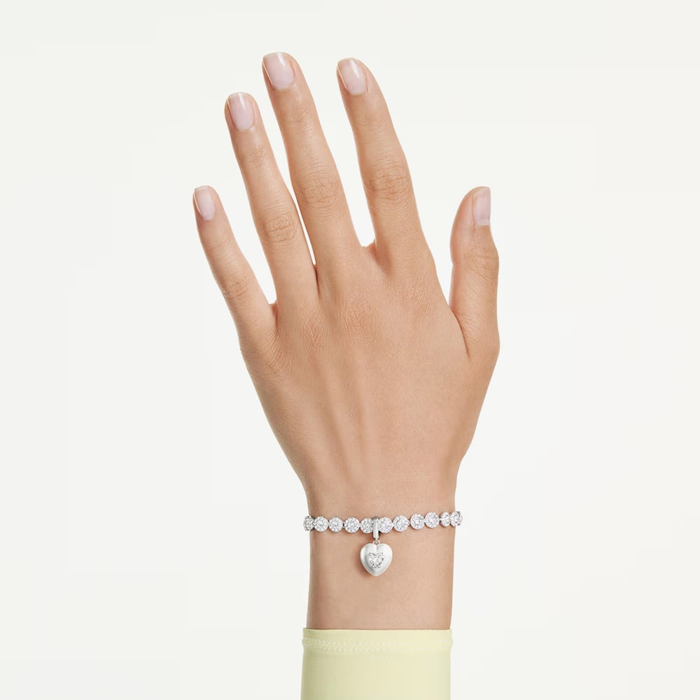 Swarovski Idyllia Zirconia Pearl Heart Charm 5742960