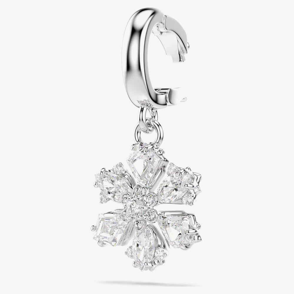 Swarovski Idyllia Rhodium Plated Snowflake Charm 5755513