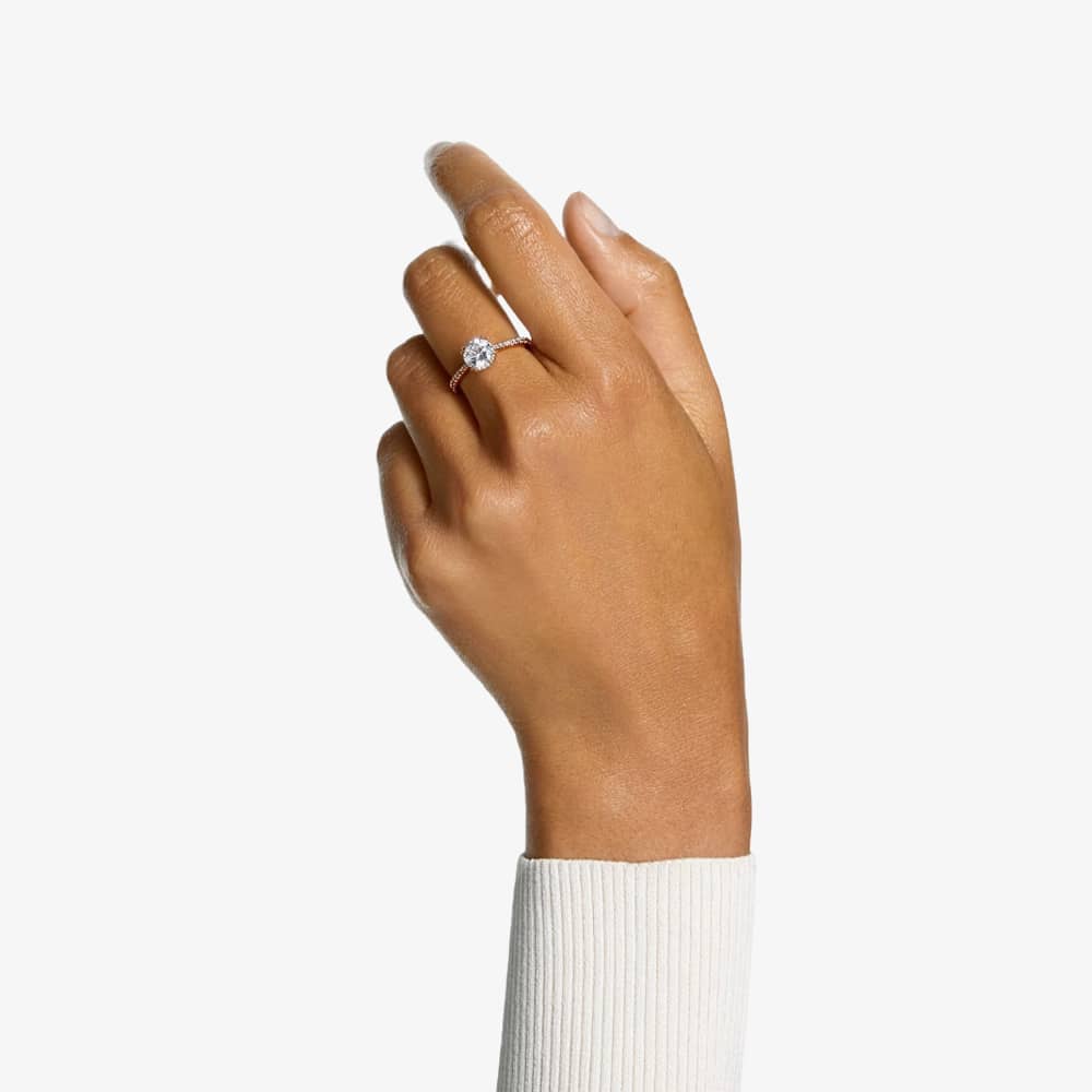 Swarovski Ladies Constella Rose Gold Plated Cocktail Ring 5638548