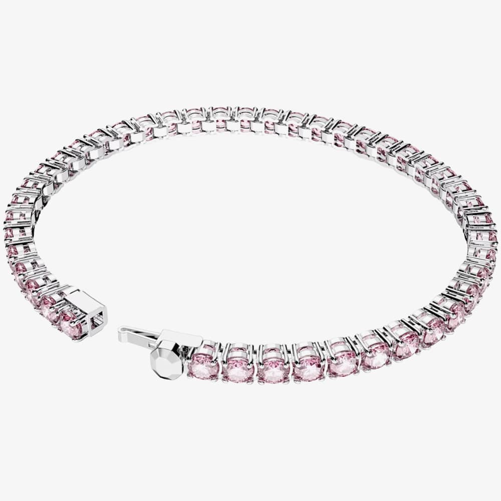 Swarovski Matrix Pink Tennis Bracelet 5648931 M