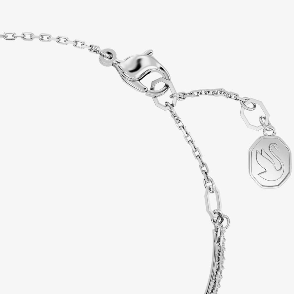Swarovski Stilla Blue Mixed Cuts Rhodium Plated Bangle 5668244 (M)