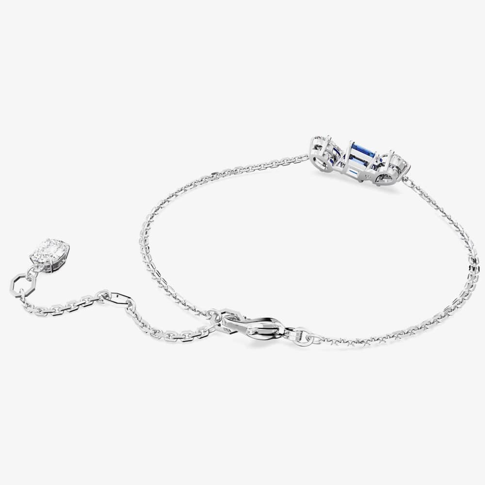Swarovski Mesmera Blue Mixed Cuts Rhodium Plated Bracelet 5668359