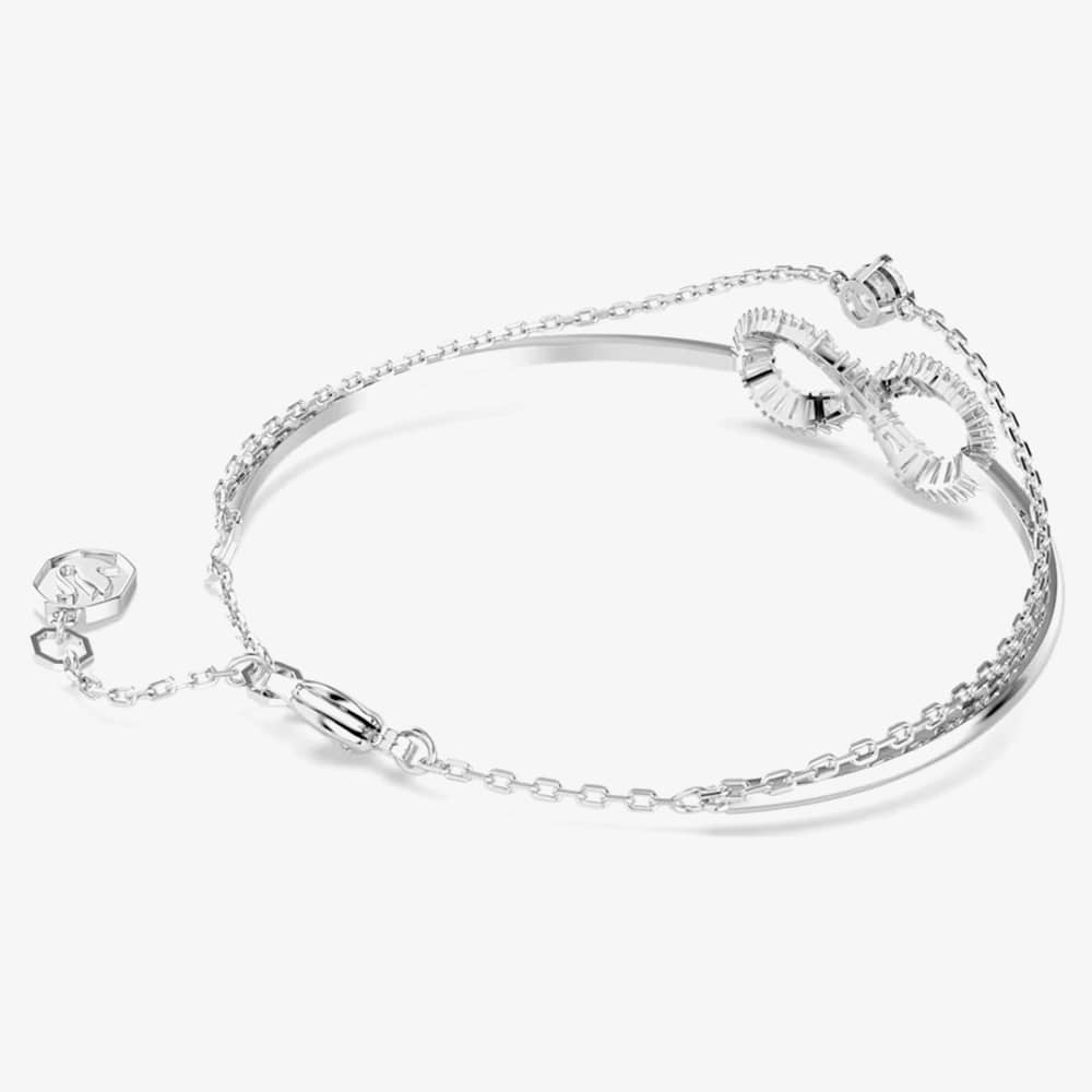 Swarovski Hyperbola Rhodium Plated Infinity Bangle 5684049