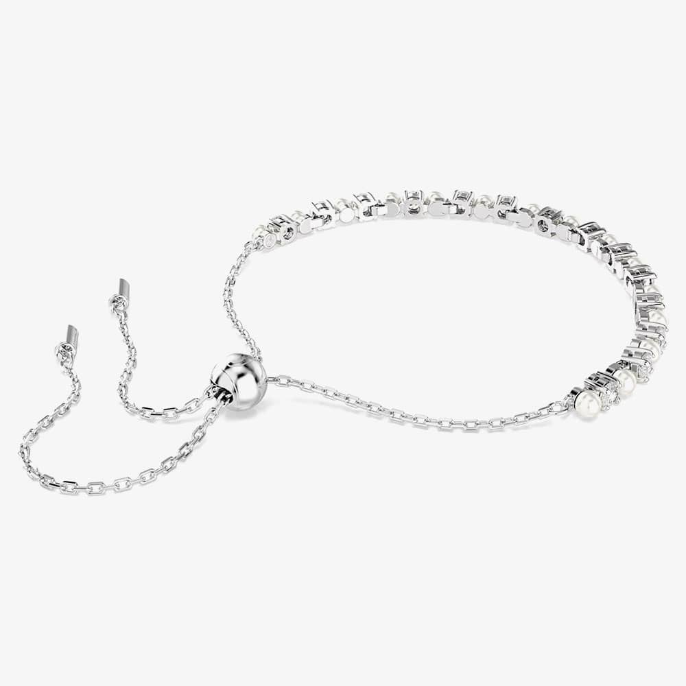 Swarovski Matrix Rhodium Plated Crystal Pearl Bracelet 5689633