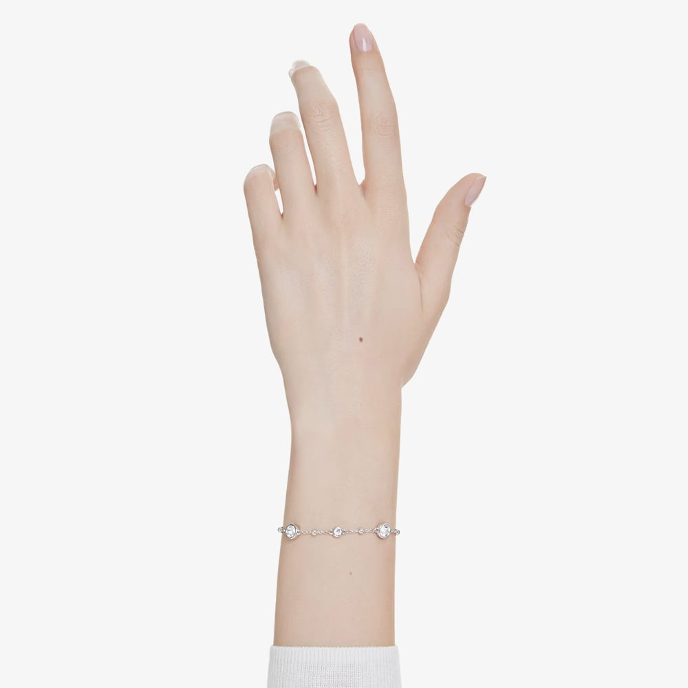 Swarovski Imber Round Cut Rhodium Plated Crystal Bracelet 5696079