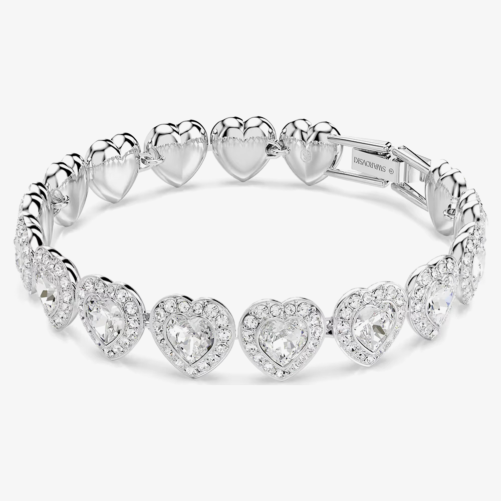 Ariana Grande X Swarovski Capsule White Crystal Heart Bracelet 5720860
