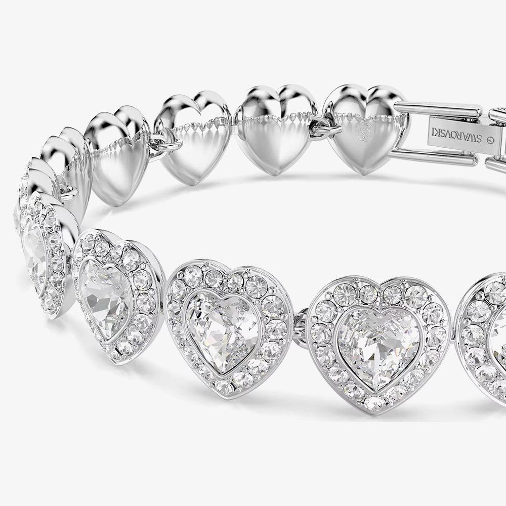 Ariana Grande X Swarovski Capsule White Crystal Heart Bracelet 5720860