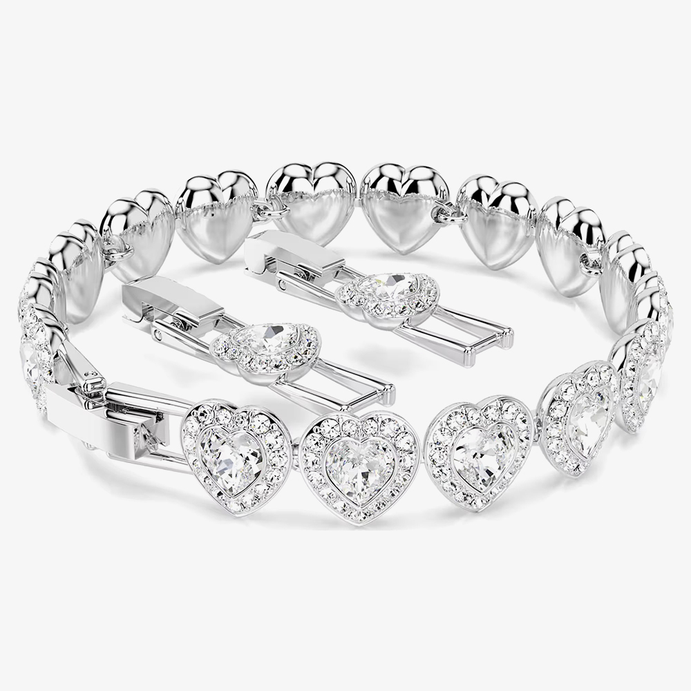 Ariana Grande X Swarovski Capsule White Crystal Heart Bracelet 5720860