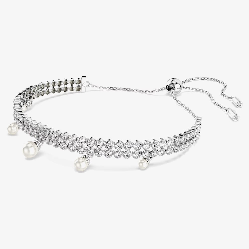 Ariana Grande X Swarovski Capsule Two Row White Crystal Bracelet 5720870