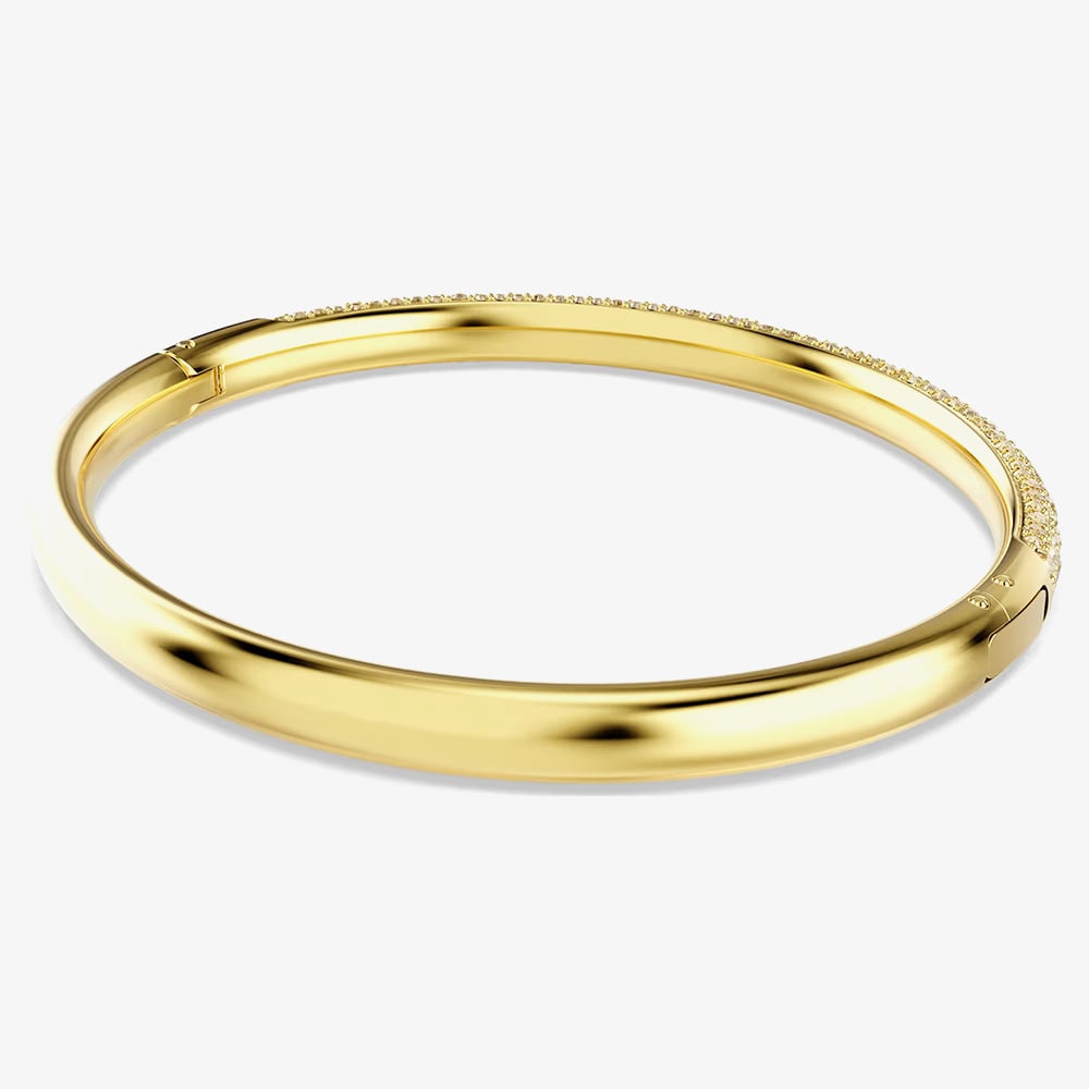 Swarovski Sublima Gold Tone Plated Snow Pave Bangle 5723337
