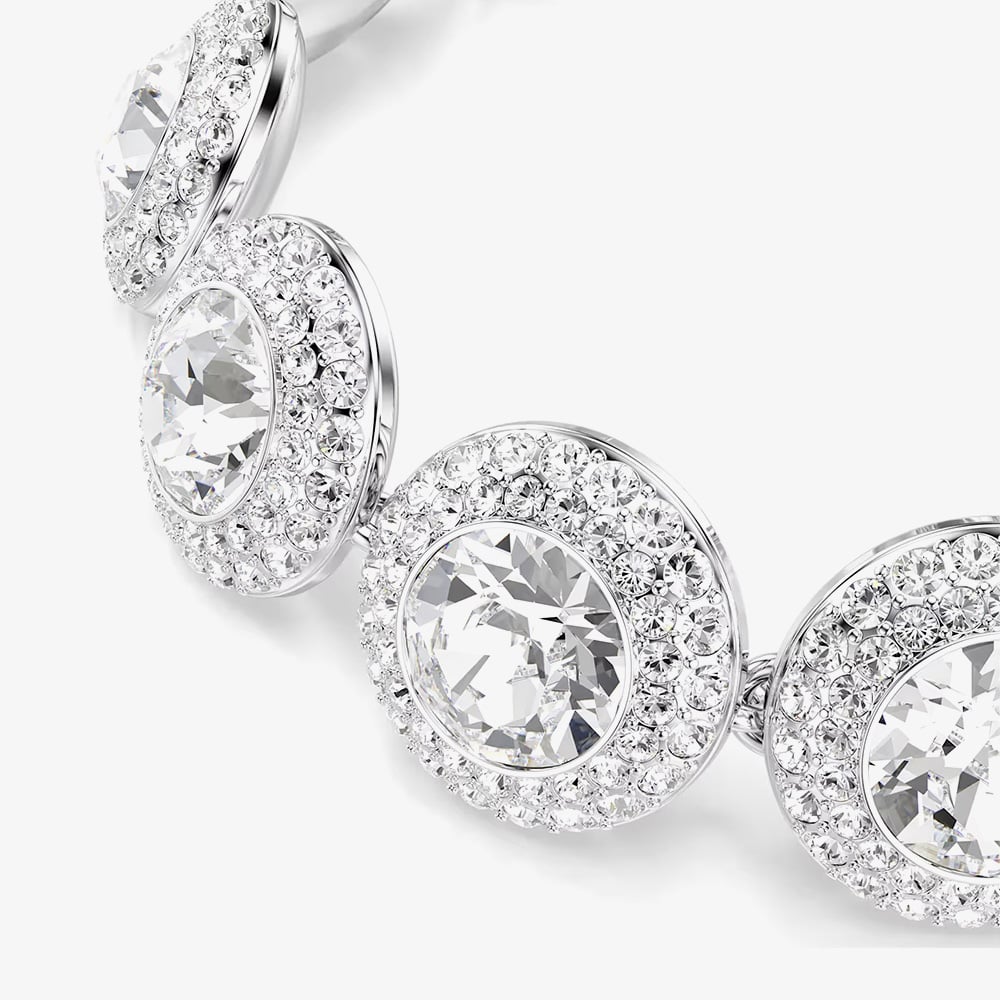 Swarovski Una Rhodium Plated White Crystal Bracelet 5735343