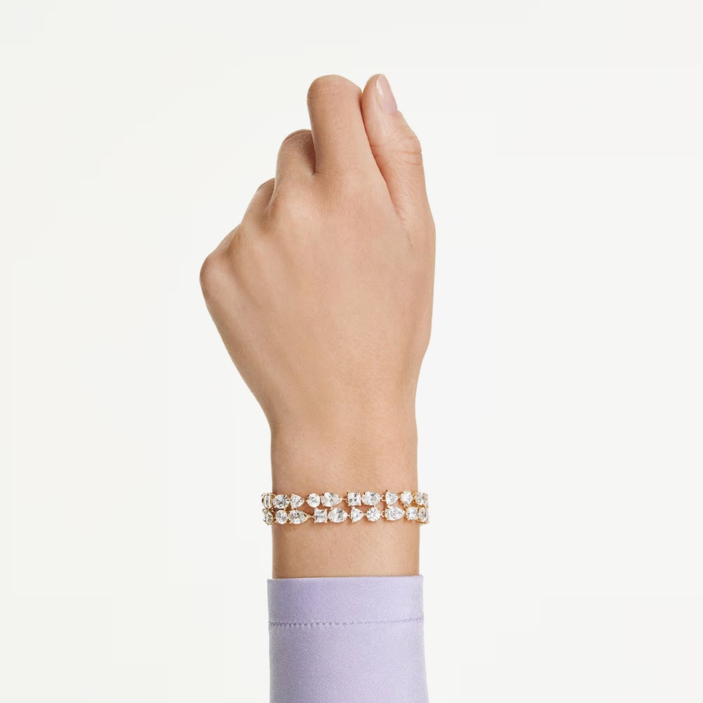 Swarovski Mesmera Gold Tone Plated Zirconia Bracelet 5743827