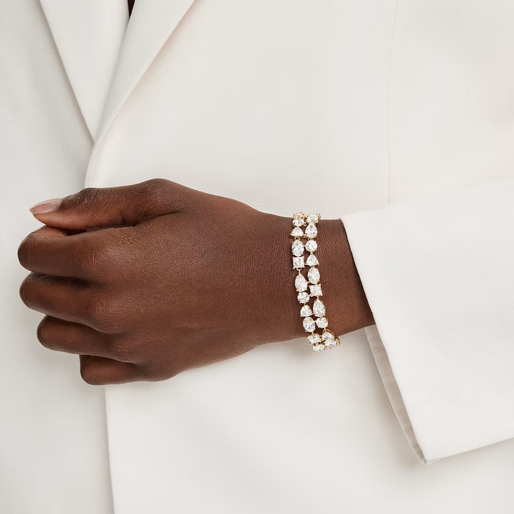 Swarovski Mesmera Gold Tone Plated Zirconia Bracelet 5743827
