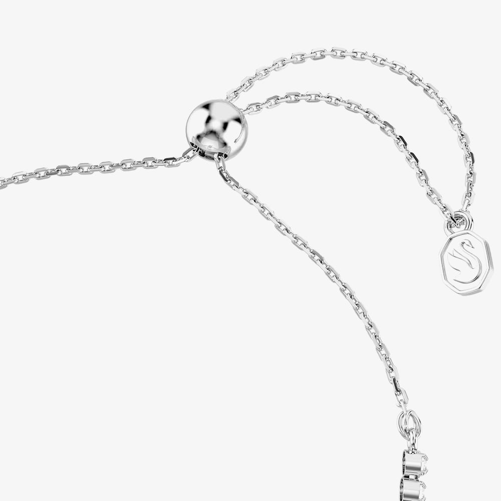 Swarovski Idyllia Rhodium Plated Arrow Heart Sliding Bracelet 5742022