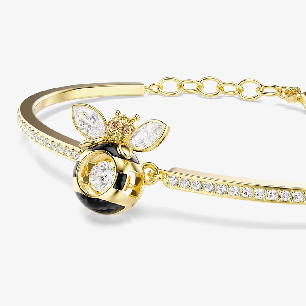 Swarovski Idyllia Gold Tone Plated Bee Bracelet 5742679