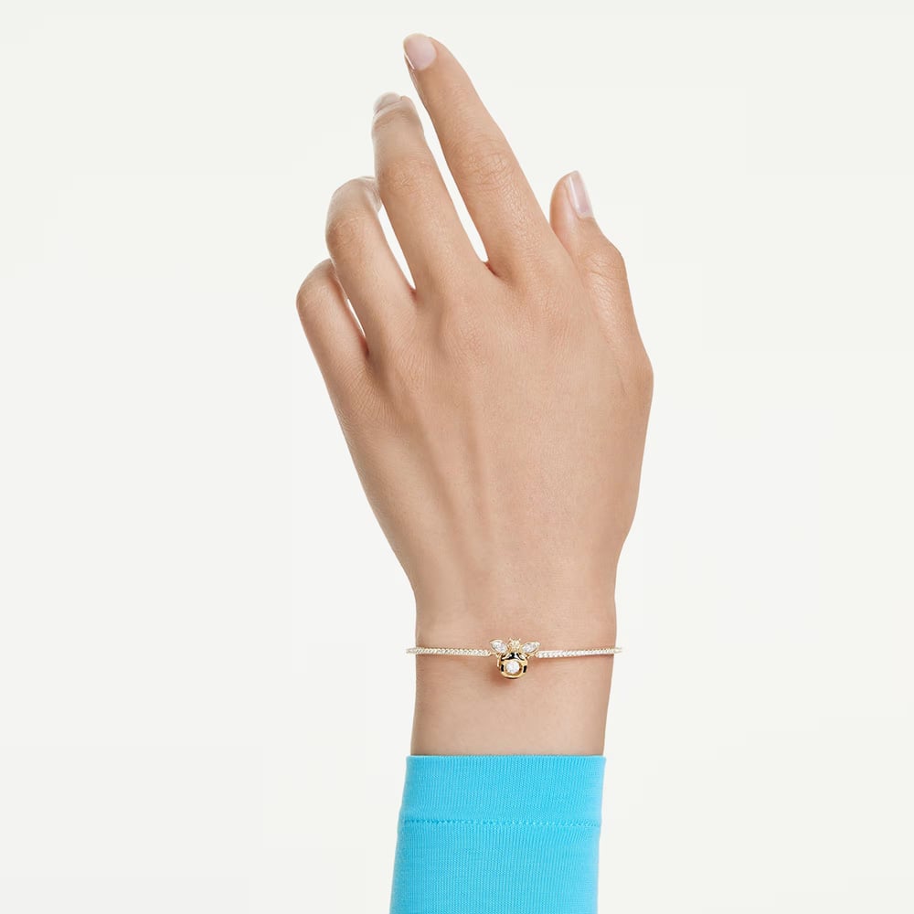 Swarovski Idyllia Gold Tone Plated Bee Bracelet 5742679