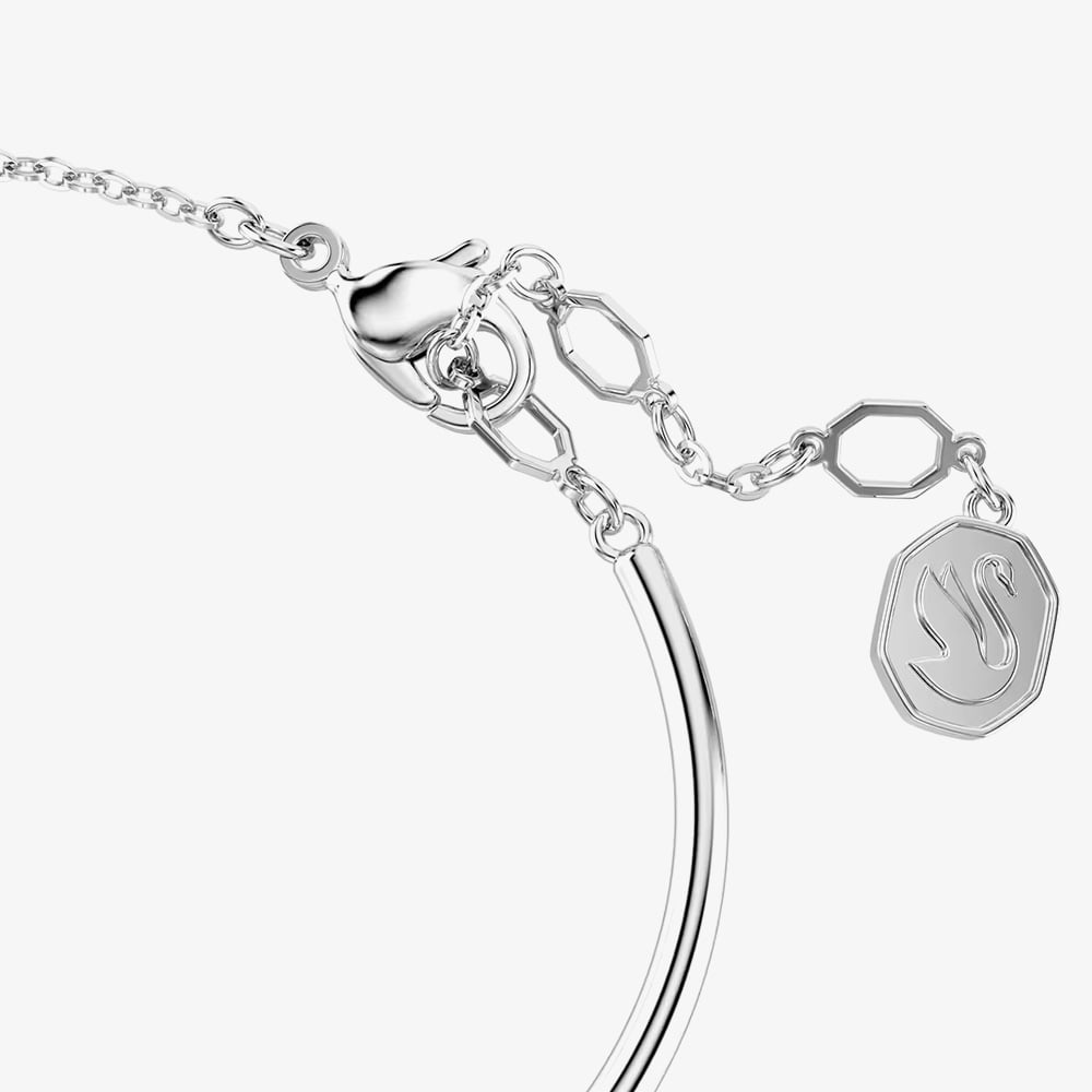 Swarovski Constella Rhodium Plated Round Cut Zirconia Bracelet 5743523