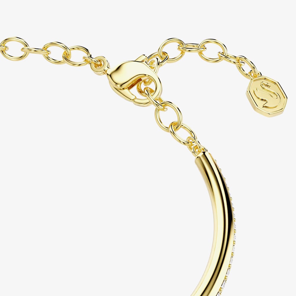 Swarovski Dextera Gold Tone Plated Crystal Set Bracelet 5743568