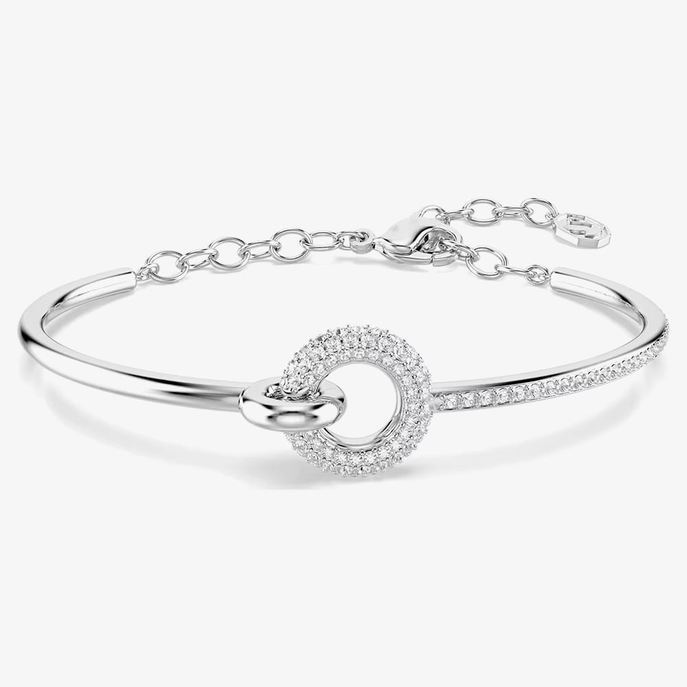 Swarovski Dextera Rhodium Plated Crystal Set Bracelet 5743569
