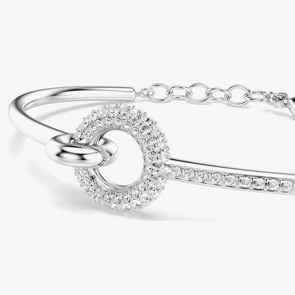 Swarovski Dextera Rhodium Plated Crystal Set Bracelet 5743569