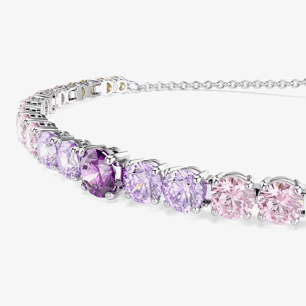 Swarovski Matrix Rhodium Plated Multicolour Crystal Bracelet 5751197